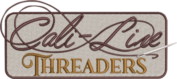 caliline threaders logo embroidery in Sacramento CA